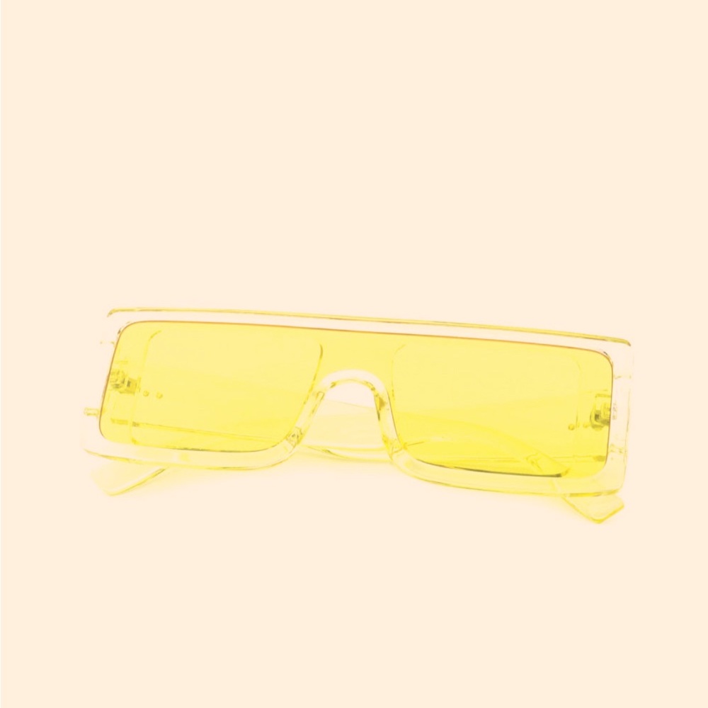 Polycarbonate Frame Rectangle Sunglasses - Picture 9 of 11